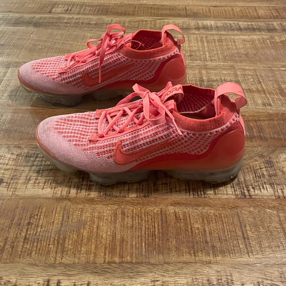 Nike Air Vapormax 2021 Flyknit Running Shoes Magic Ember DC4112-800 - Picture 3 of 8
